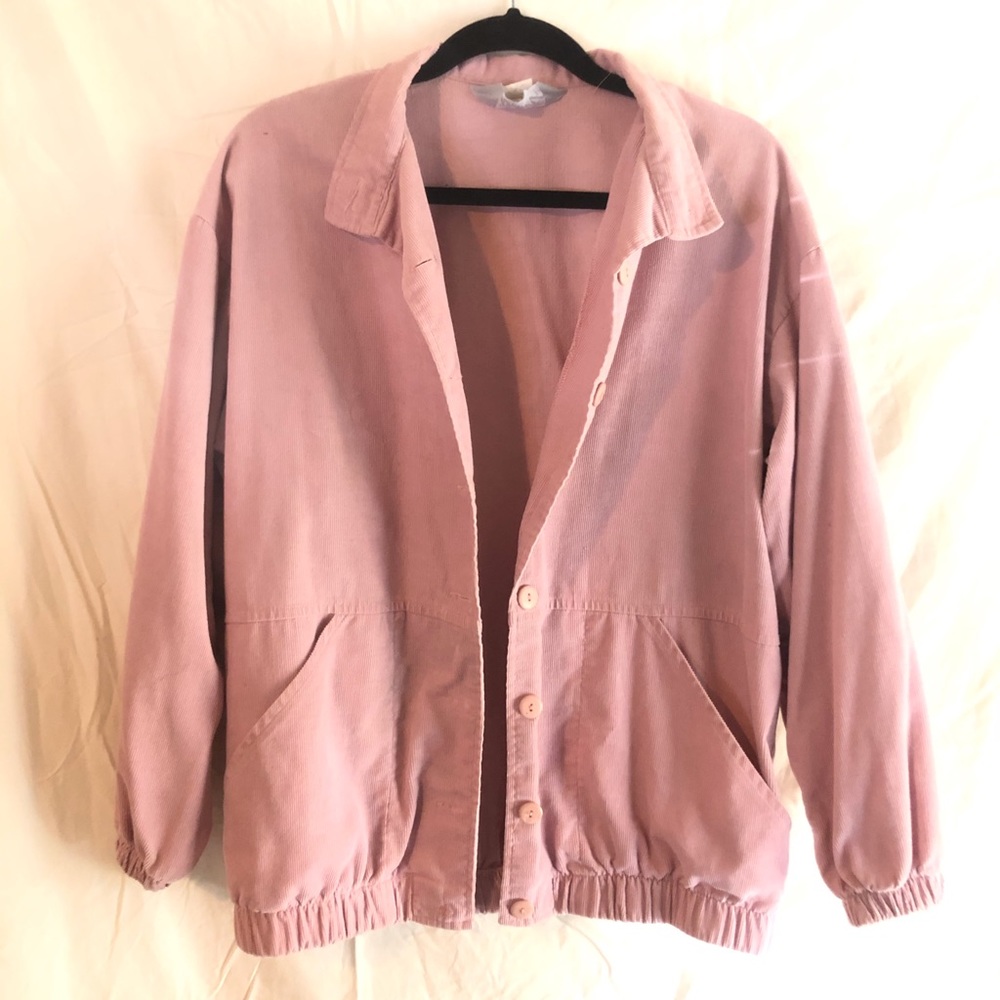 Pink corduroy jacket